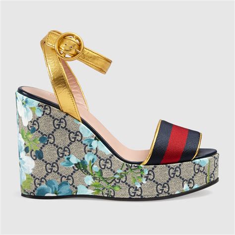 gucci wedge espadrilles|Gucci platform wedge sandals.